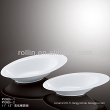 Boites oval spéciales en porcelaine blanche chinoise saine